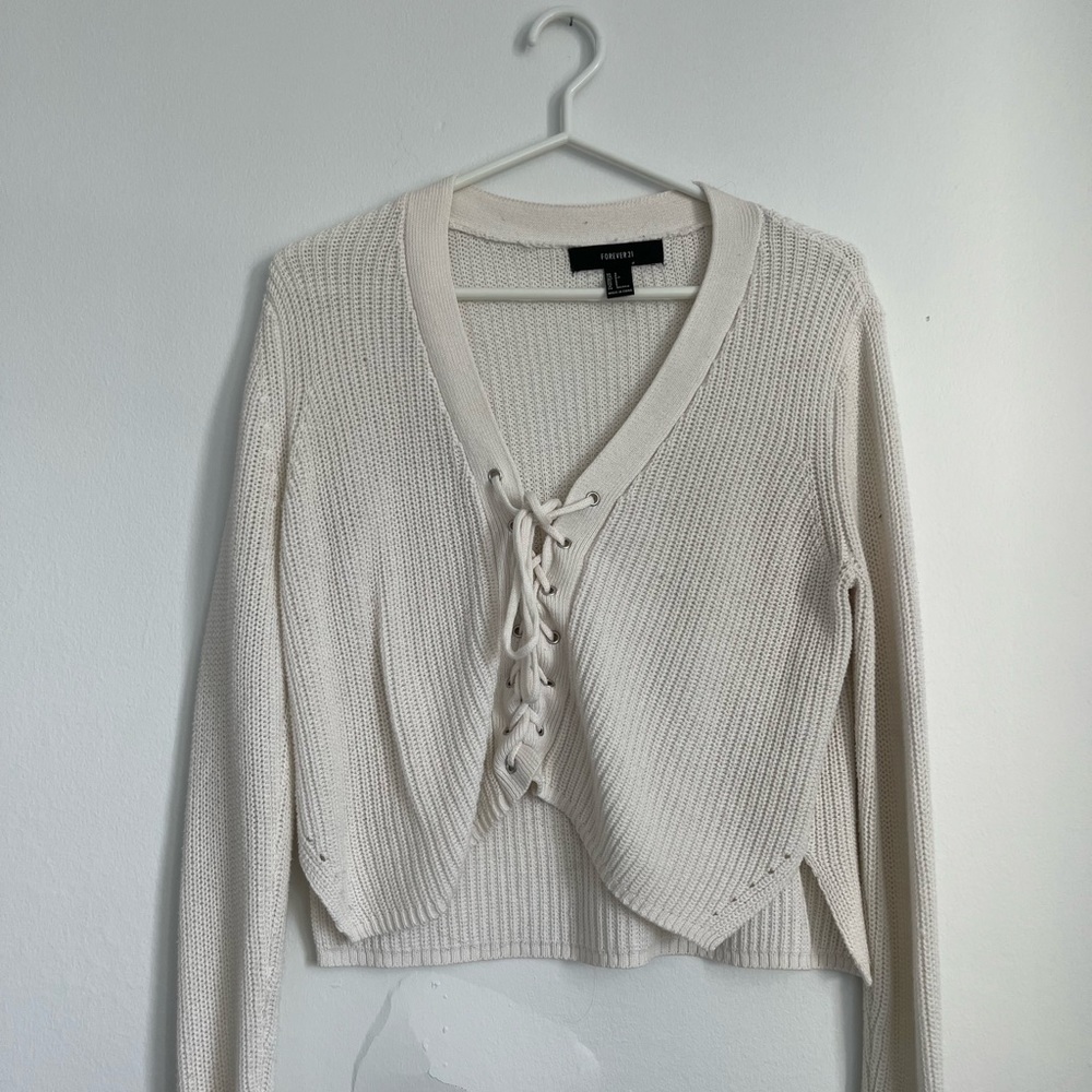 Forever 21 Laceup Sweaters Size Small